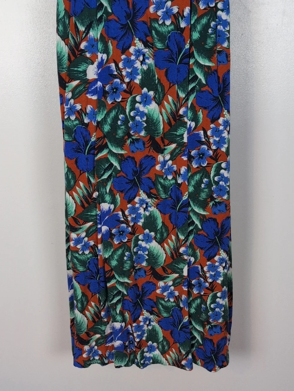 J. Crew Factory Floral Print Button Front Maxi Dress